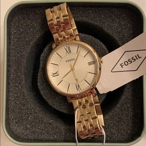 NWT Gold Fossil Watch